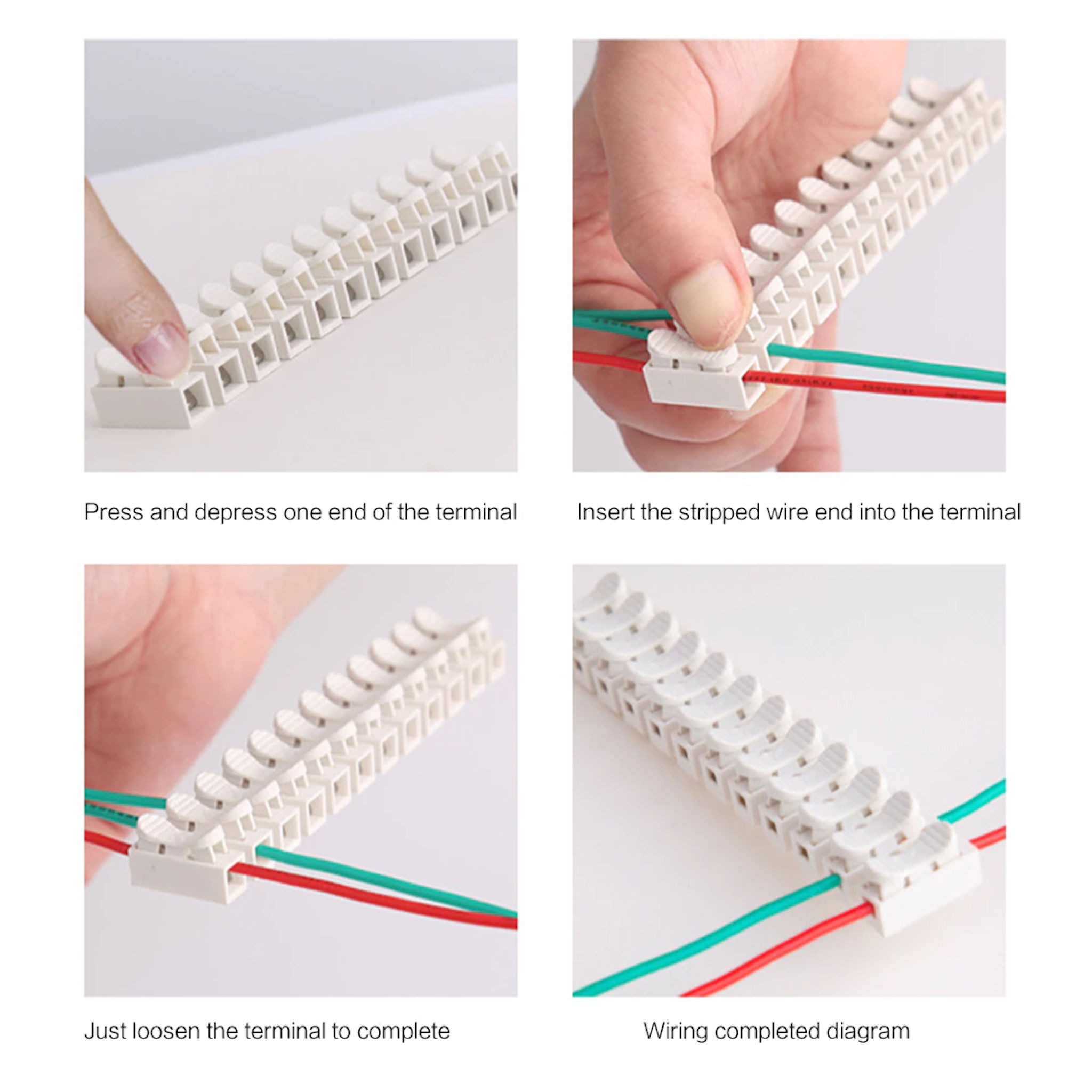 12 way Screwless Terminal Block