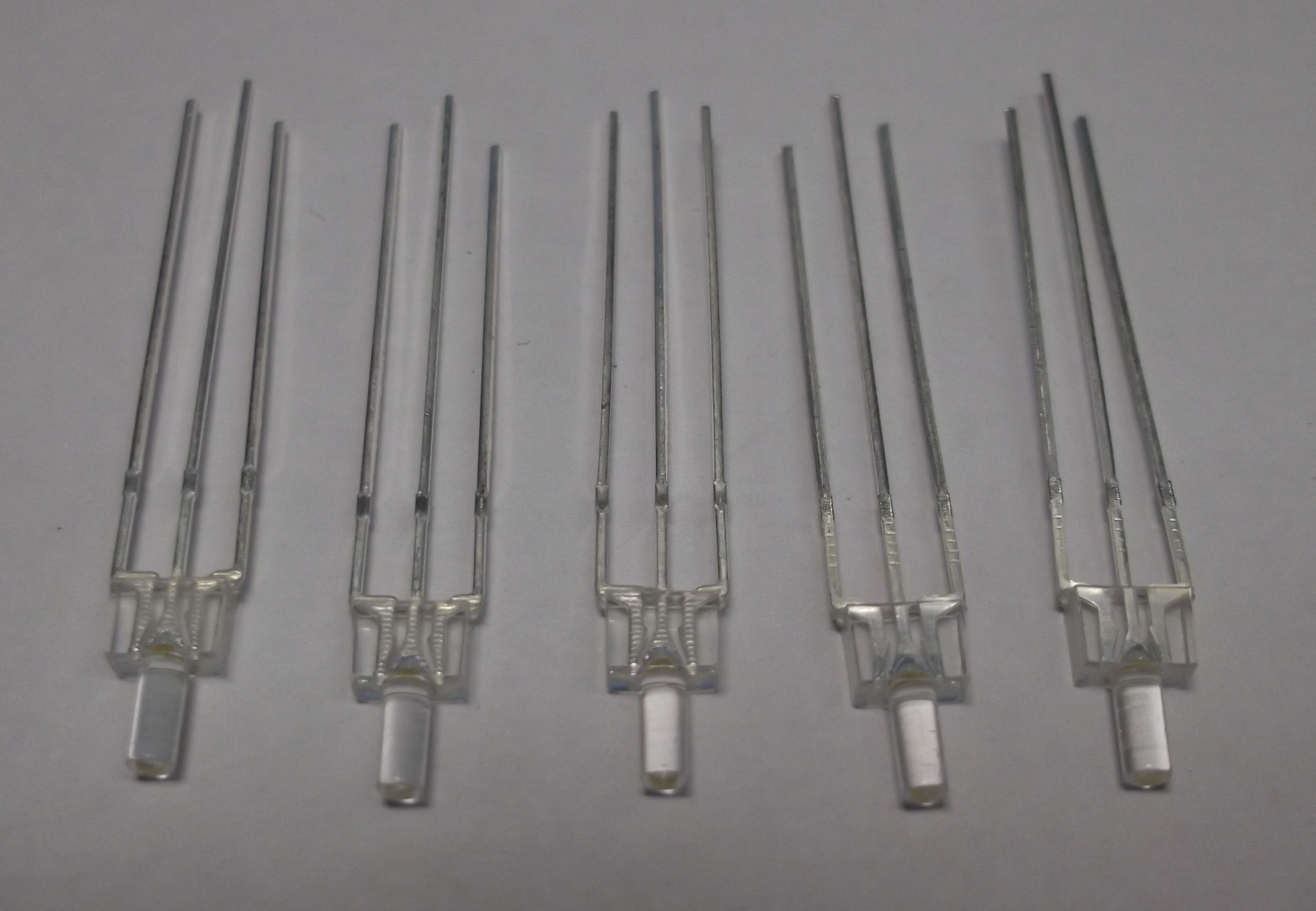 2mm Bi Colour LEDs Warm White/Red - Common Anode