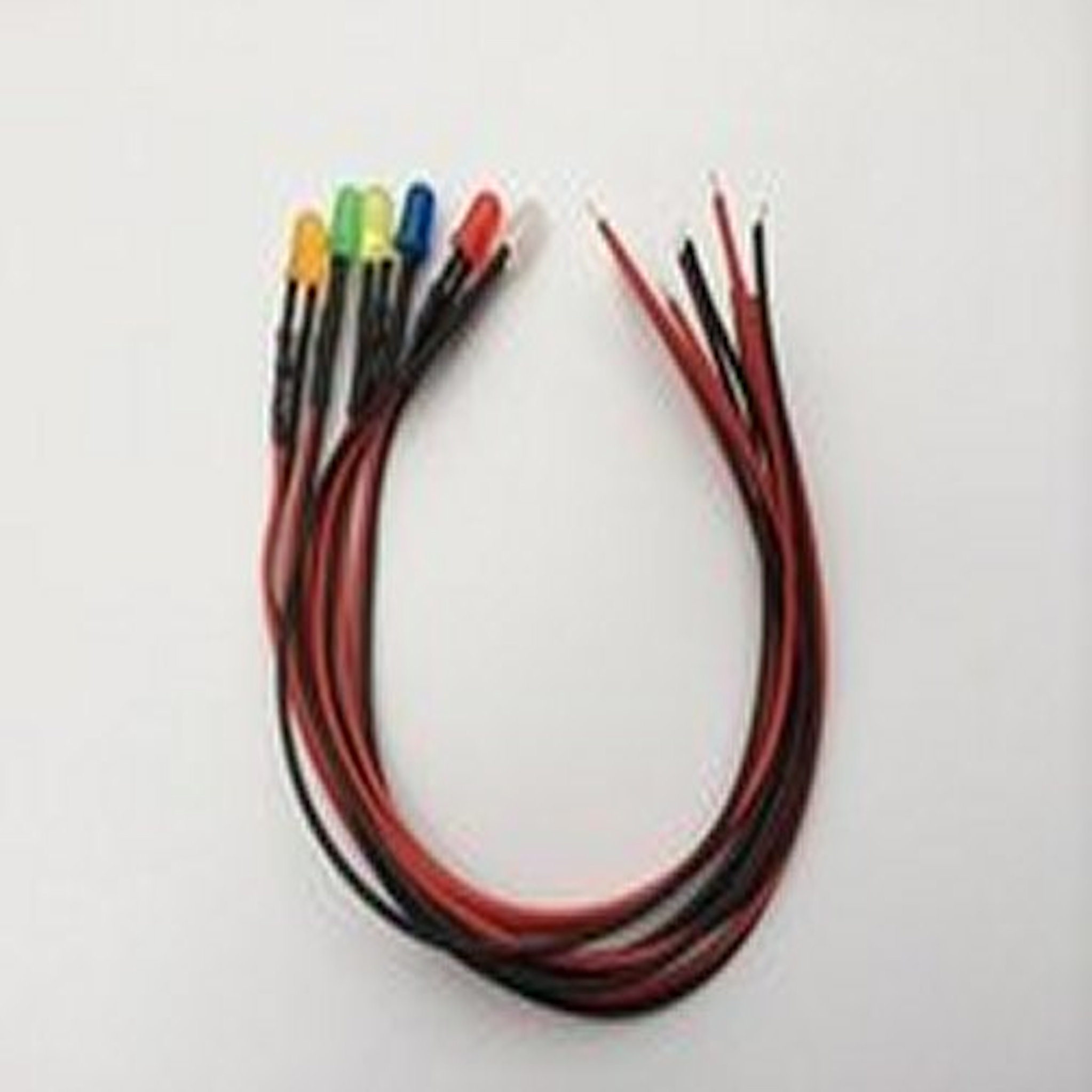 3mm Prewired  LEDs - 12 volt DC (Red)