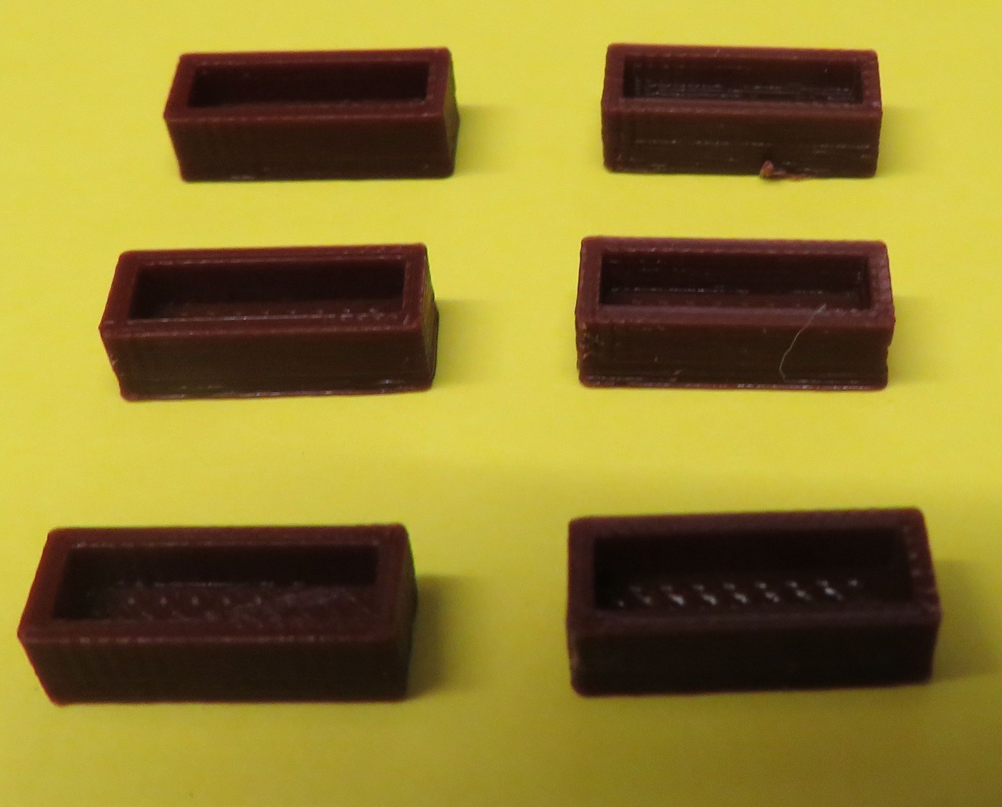 OO Scale Window Boxes - Pack of 6