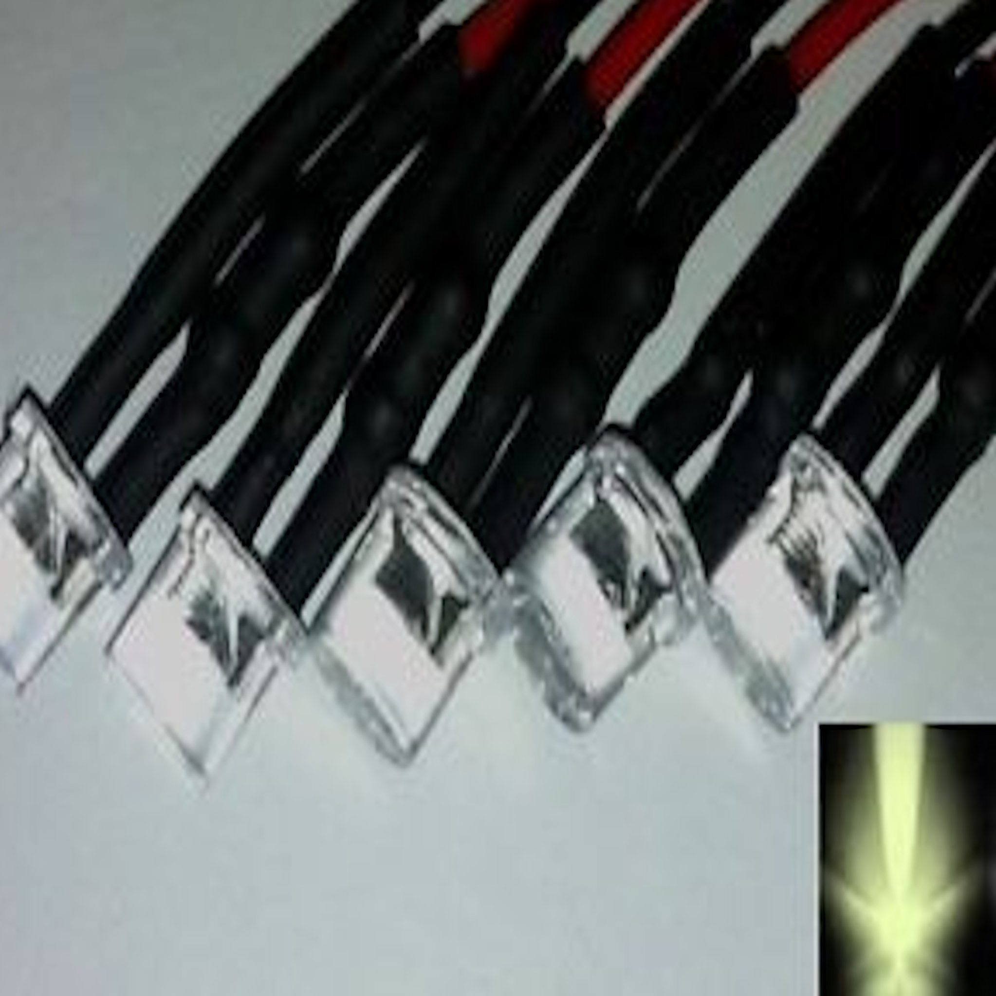 Warm White Flat Top 12 volt LED (Pack of 10)